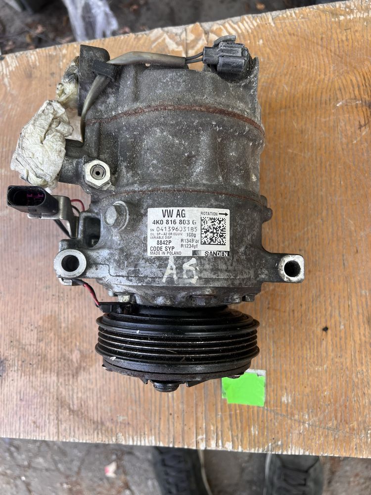 Компрессор кондиционера 4K0816803G Audi A6 C8 ауди а6ц8 ауди а7