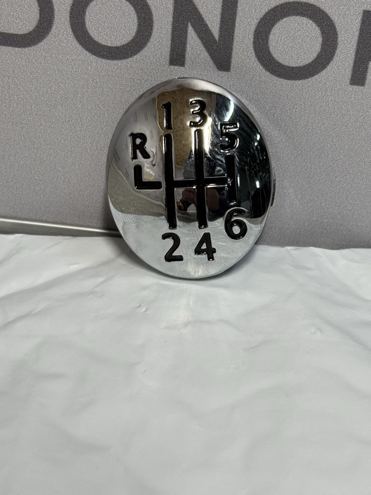 Ручка КПП 6ст, Хром КПП, накладка КПП, НОВА, Рено Меган 3, Сценік 3