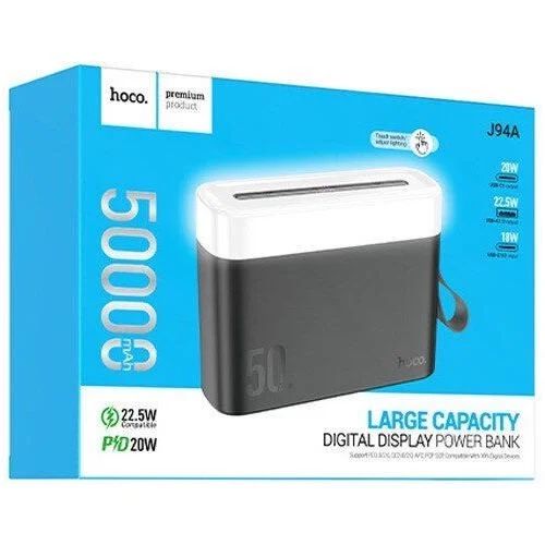 павербанк HOCO J94A 50000MAH | 2USB/2TYPE-C, PD/QC, 22.5W/5A