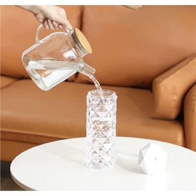 Nawilżacz powietrza lampka nocna LED efekt róży