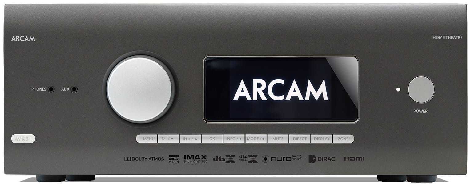Amplituner kina domowego Arcam AVR31 Dolby Atmos Auro 3D DTS 4K Raty0%