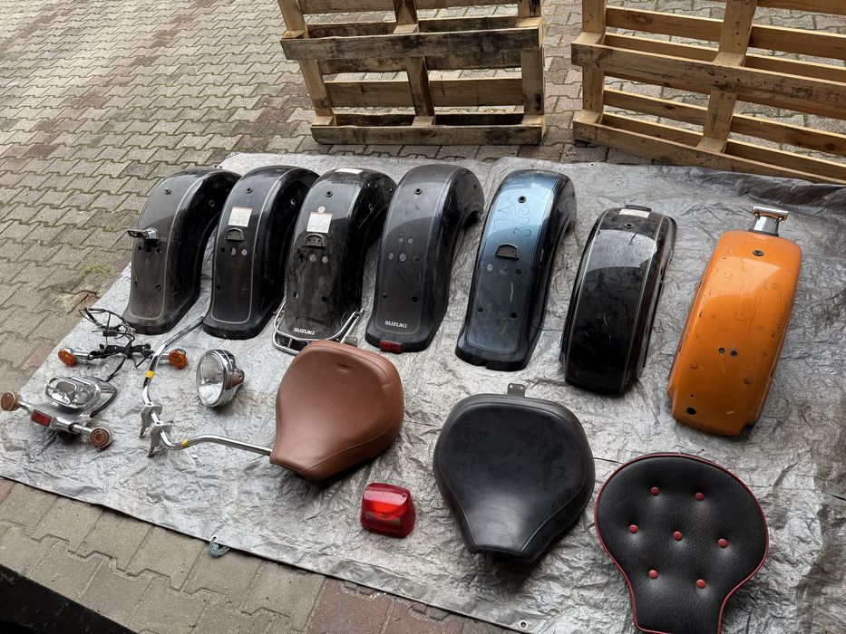 Suzuki vl 800 volusia   blotnik czesci sakwa wydech