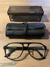 Oprawki / okulary design Ross & Brown model L.A. 004 czarne