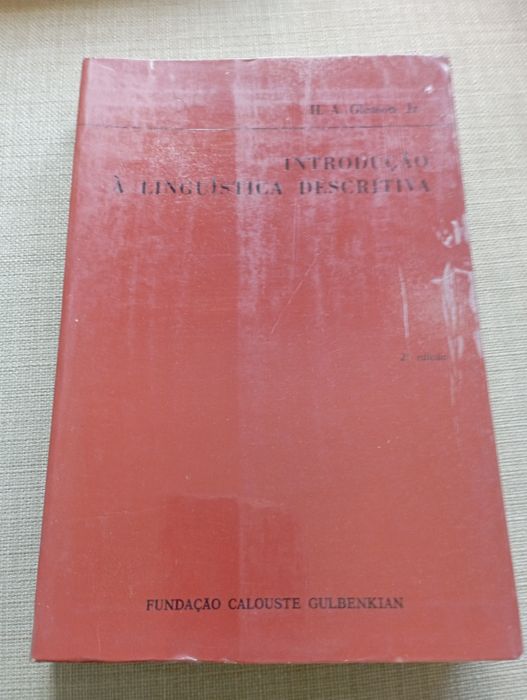 Introdução à linguística descritiva