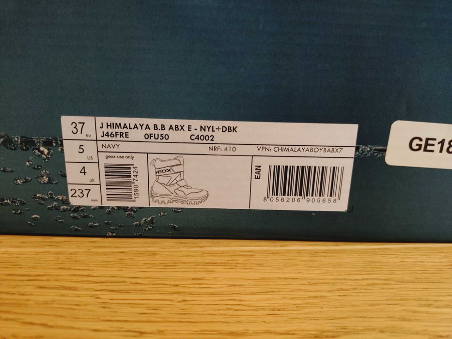 Buty śniegowce Geox Himalaya wodoodoporne rozm  37 jak nowe