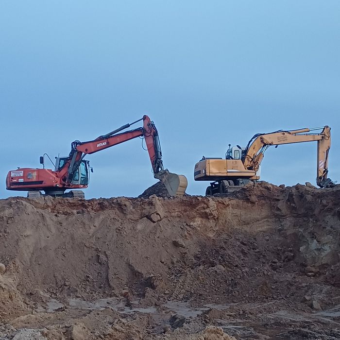 Prace ziemne, usługi, piasek zwir Podsypka rozbiórki