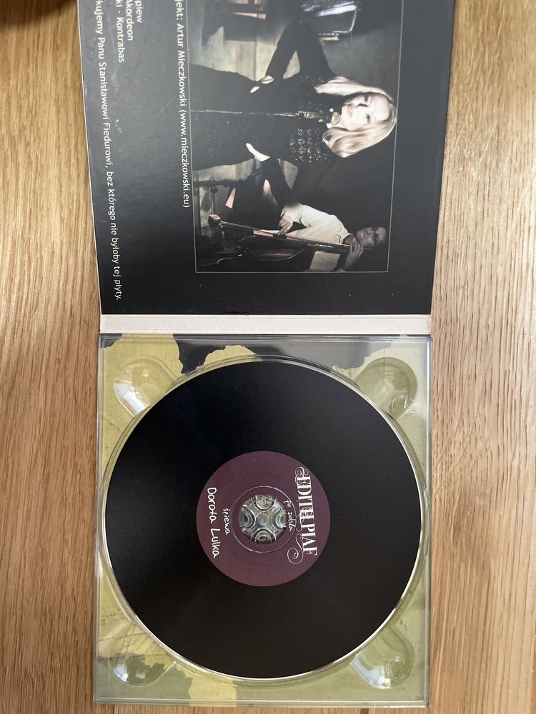 Edith Piaf po polsku śpiewa Dorota Lulka plyta CD