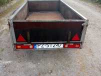 Przyczepka lekka 750kg zarejestrowana