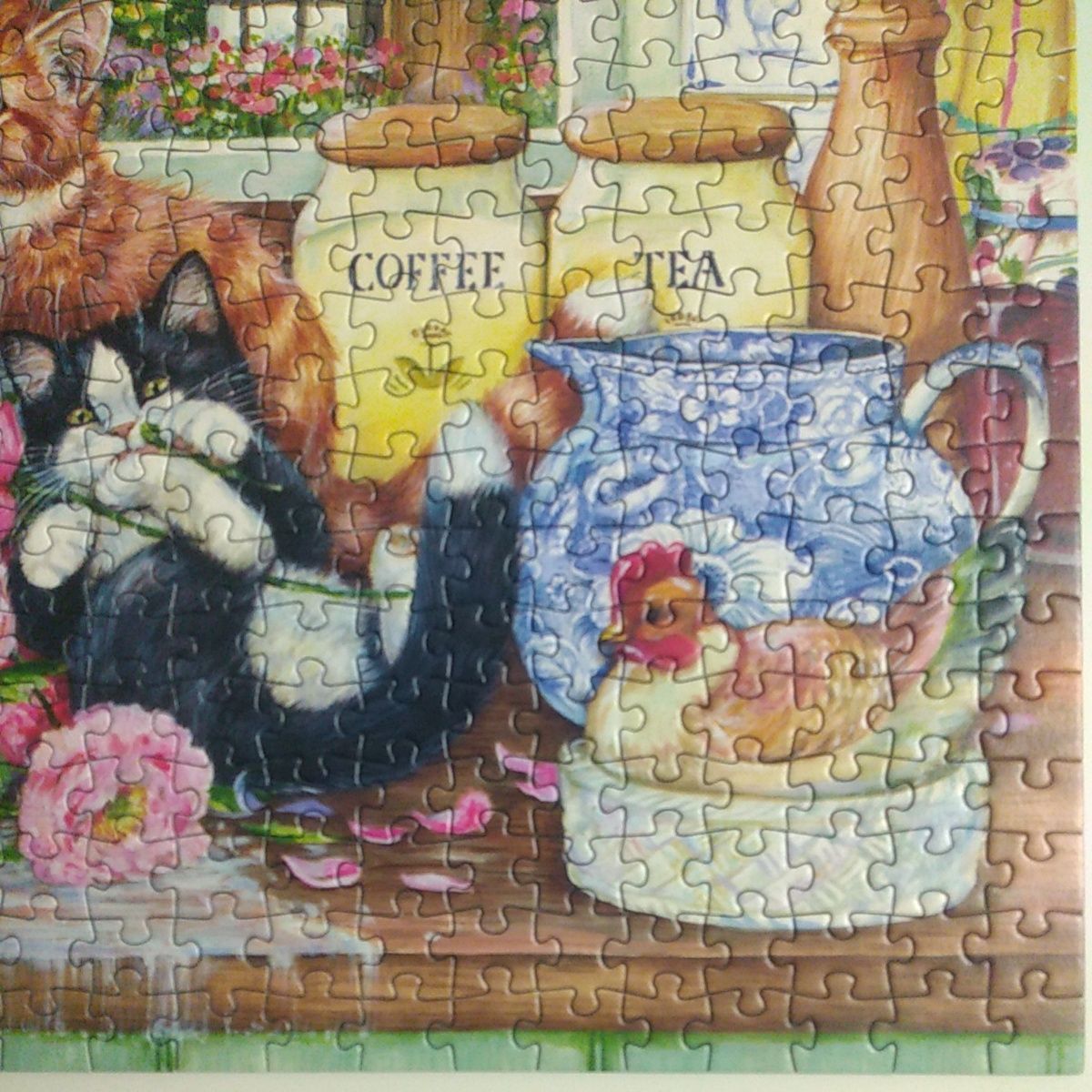 Puzzle 500 Kittens in the kitchen Debbie Cook