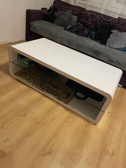 Ława stolik kawowy bialy