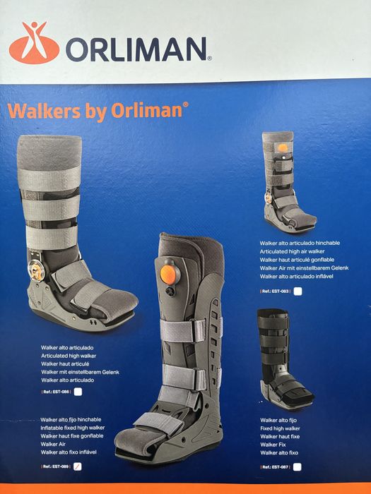 Walker alto fixo inflável