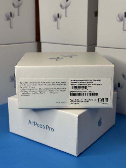Навушники Apple AirPods Pro 2 Generation з активним шумопоглинанням