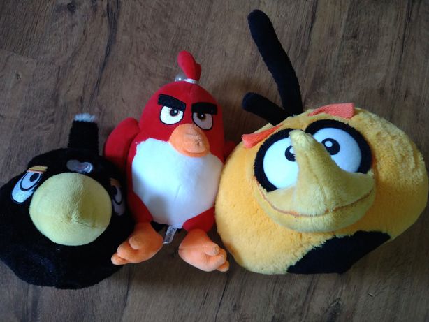 Angry Birds zestaw pluszaków maskotek