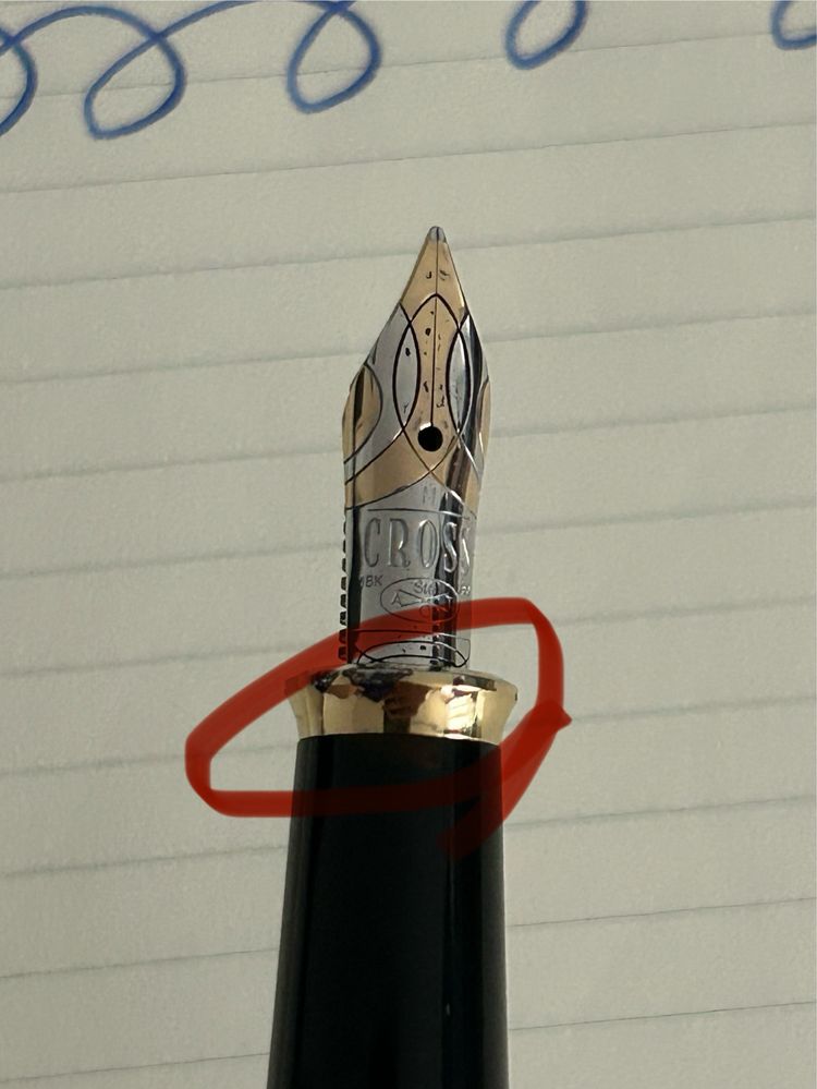 Wieczne pióro Cross townsend 18k (M)+ tłoczek