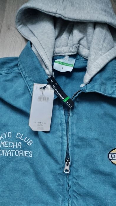 Чоловіча джинсова куртка (вітровка)