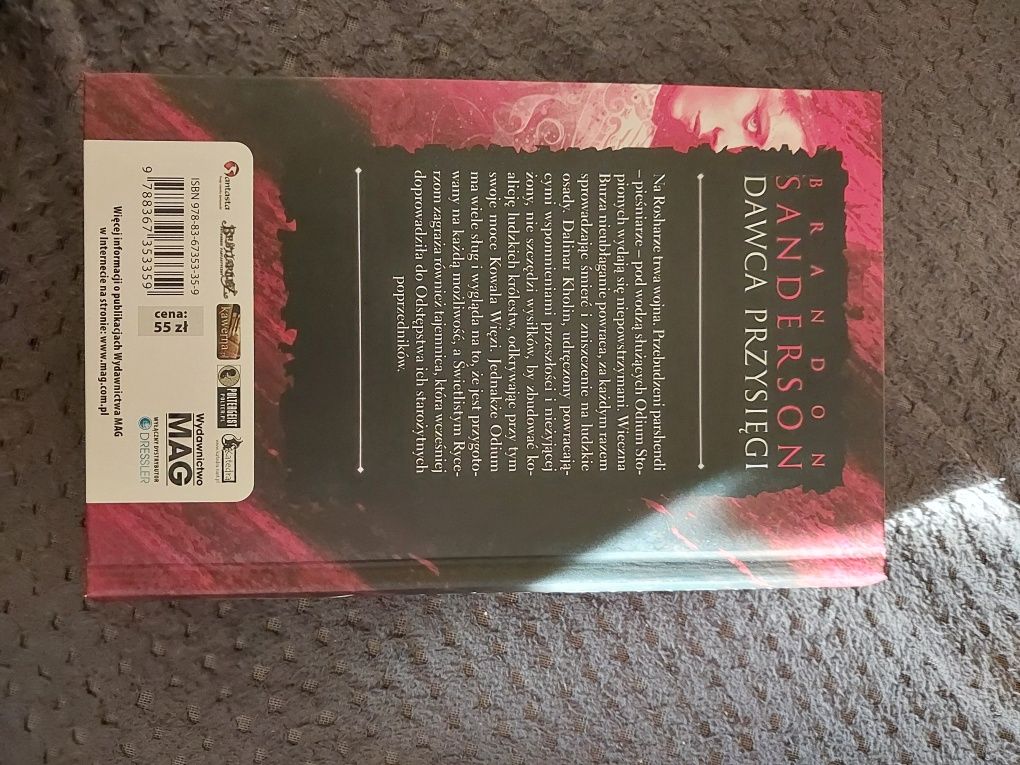 Dawca przysięgi cz.2 t.3 Archiwum Burzowego Światła Brandon Sanderson