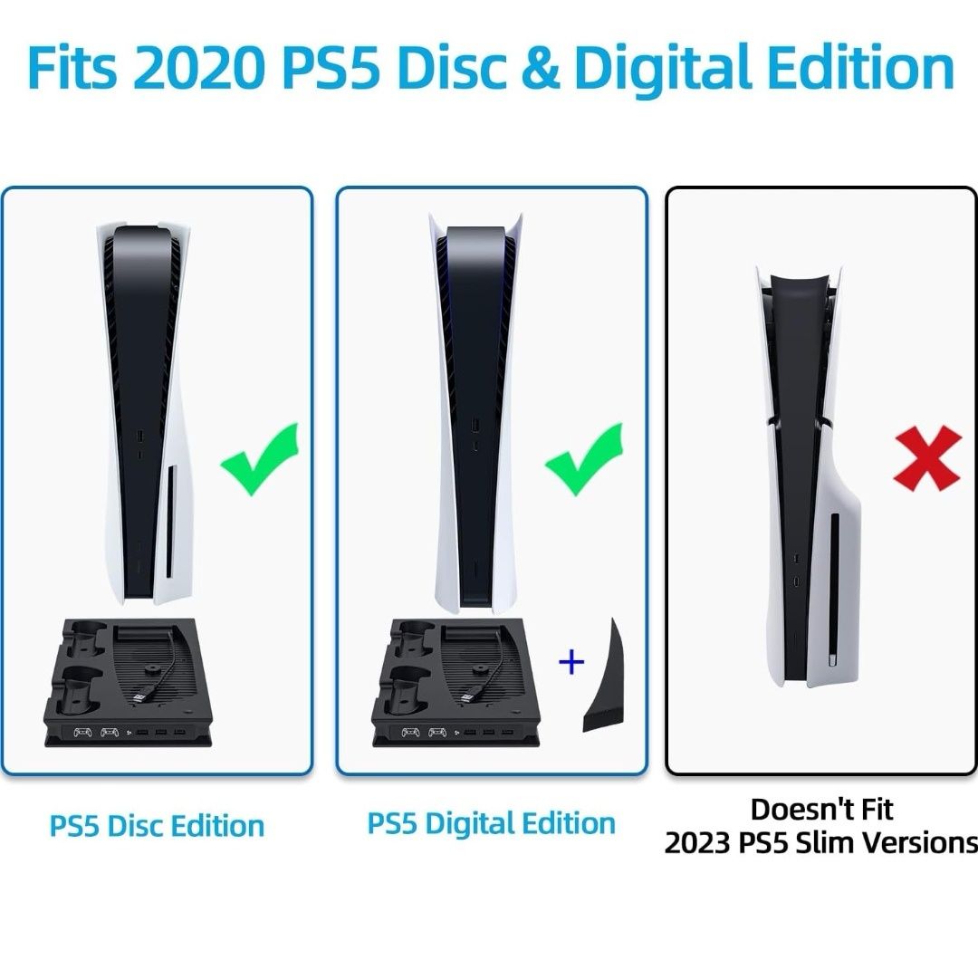 Podstawka Chłodząca / Stacja Ładująca  do  PS5