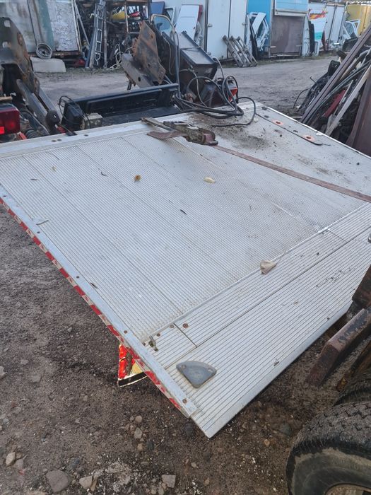 Mercedes Atego 814 najazd przyczepa rozrzutnik