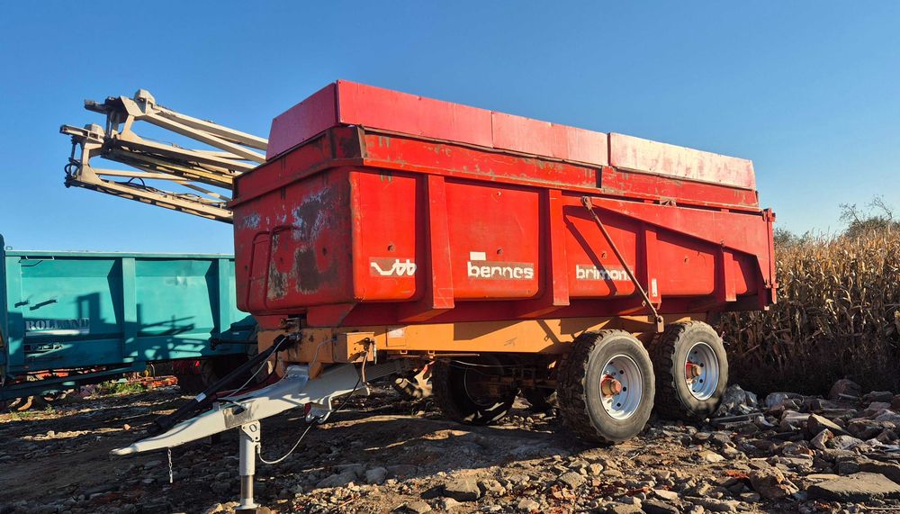 Przyczepa skorupowa wywrotka rolnicza tandem skorupa