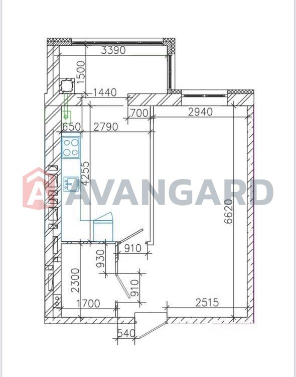 2к.кв. Комн.разд. Кирпич. Лоджия. ЖК Счастливый-2. 63500$