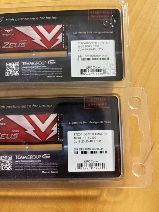 TeamGroup DDR4 64Gb 4x16Gb DDR4 3200Mhz CL16