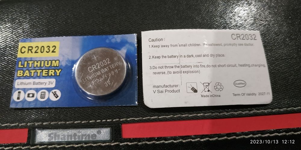 Батарейка 3V CR2032