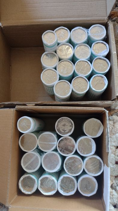 Комплект з 5 ролів монет ЗСУ 2020-2022рр