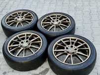 Koła Mazda MX5 NC felgi Proline PXF 17 5x114 Semislick Nankang AR-1