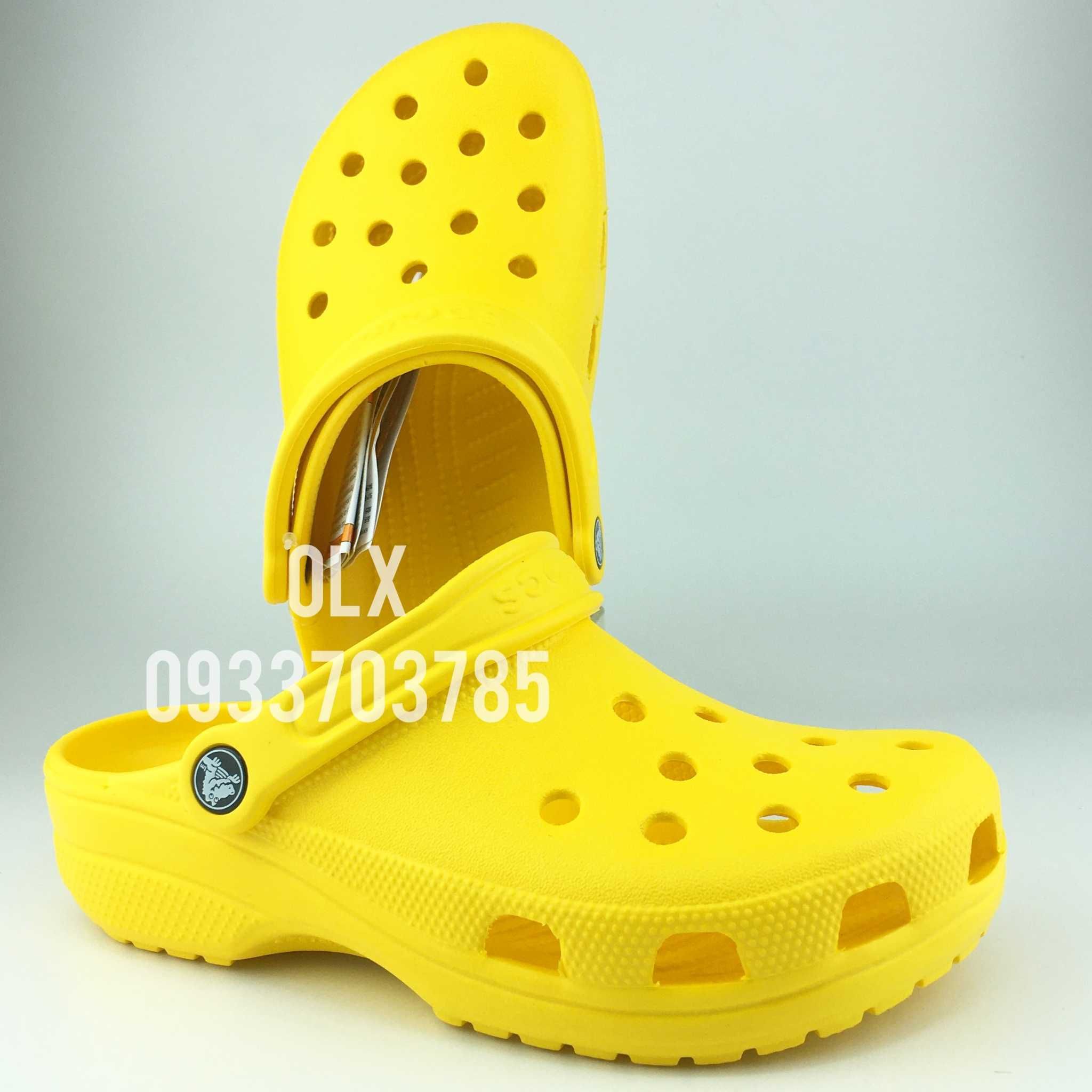 Original Crocs Classic Yellow оригінальні крокс жіночі жовті з знижкою