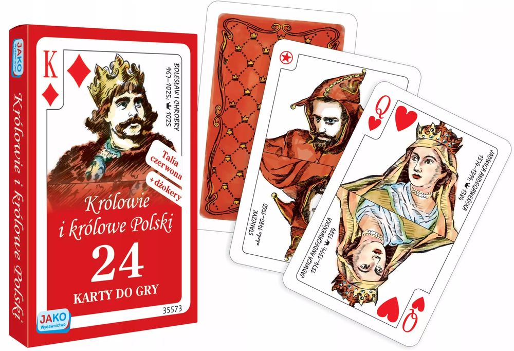 Karty 24 Królowie i królowe Polski. Jako