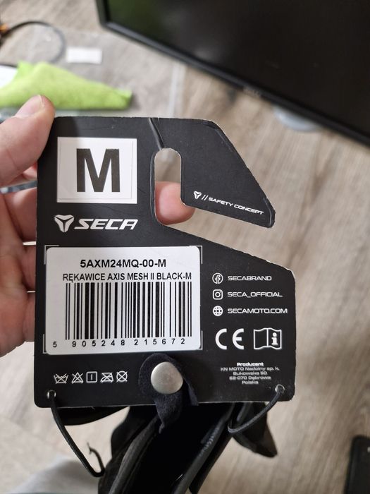 Моторукавиці SECA Axis Mesh II розмір M