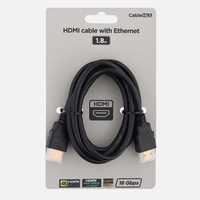 Nowy Kabel HDMI 1.8m (HDMI – HDMI) 4K 3D Szybki Mocny