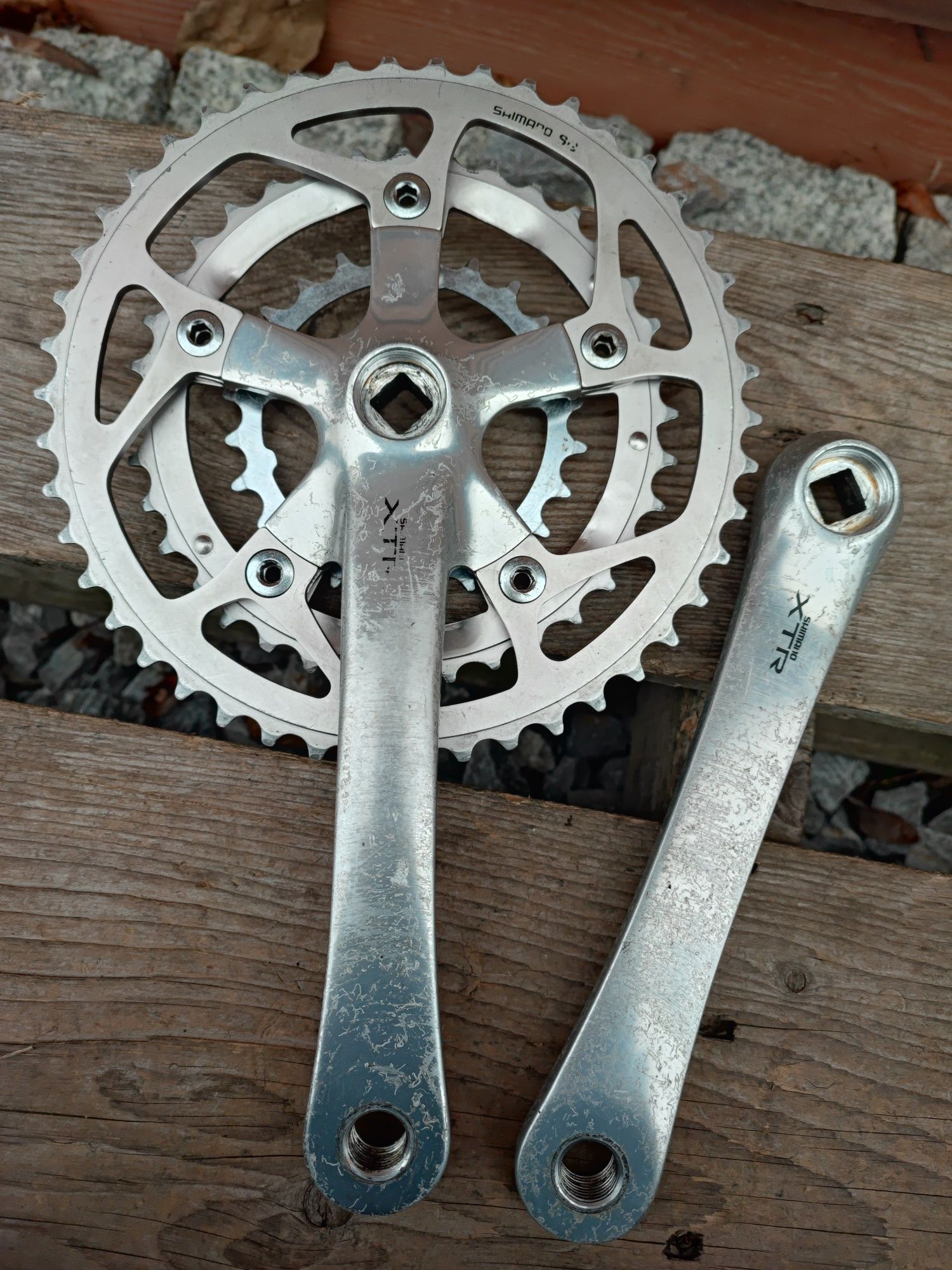Korba rowerowa Shimano XTR m900 175mm retro mtb Deore