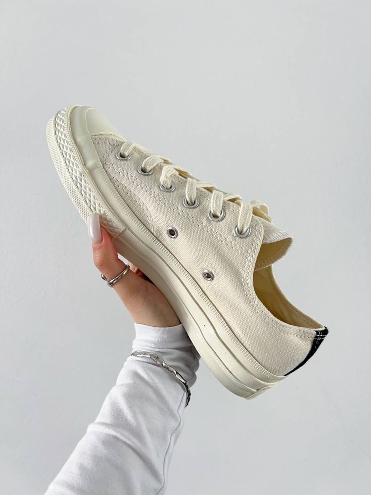 Кросівки Жіночі Garcons Play x Converse Low White 36-41