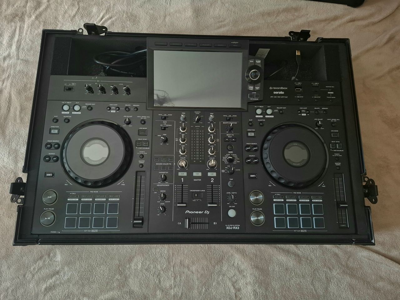 Pioneer DJ XDJ-RX3 Kontroler DJ All-In-One + case