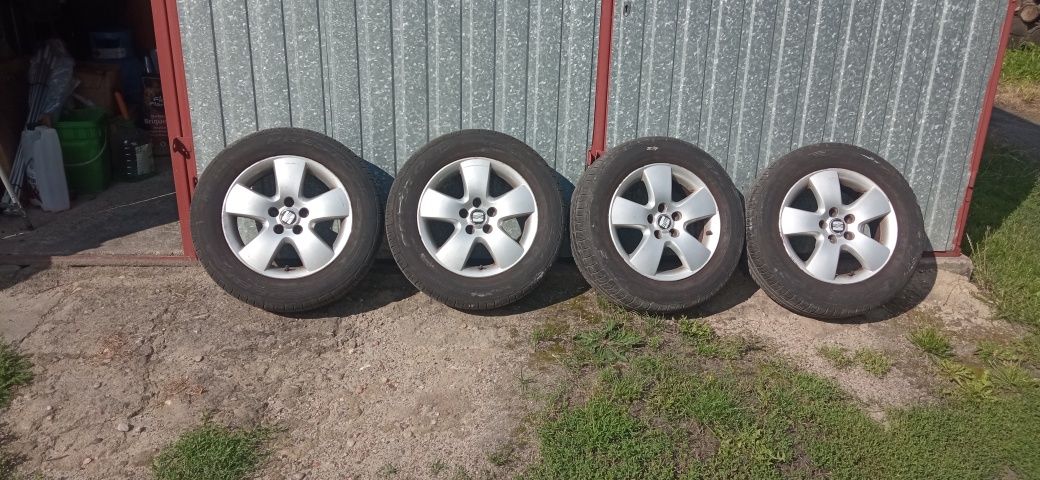195/65r15 Opony + felgi seat ,Volkswagen 5x100 et.38
