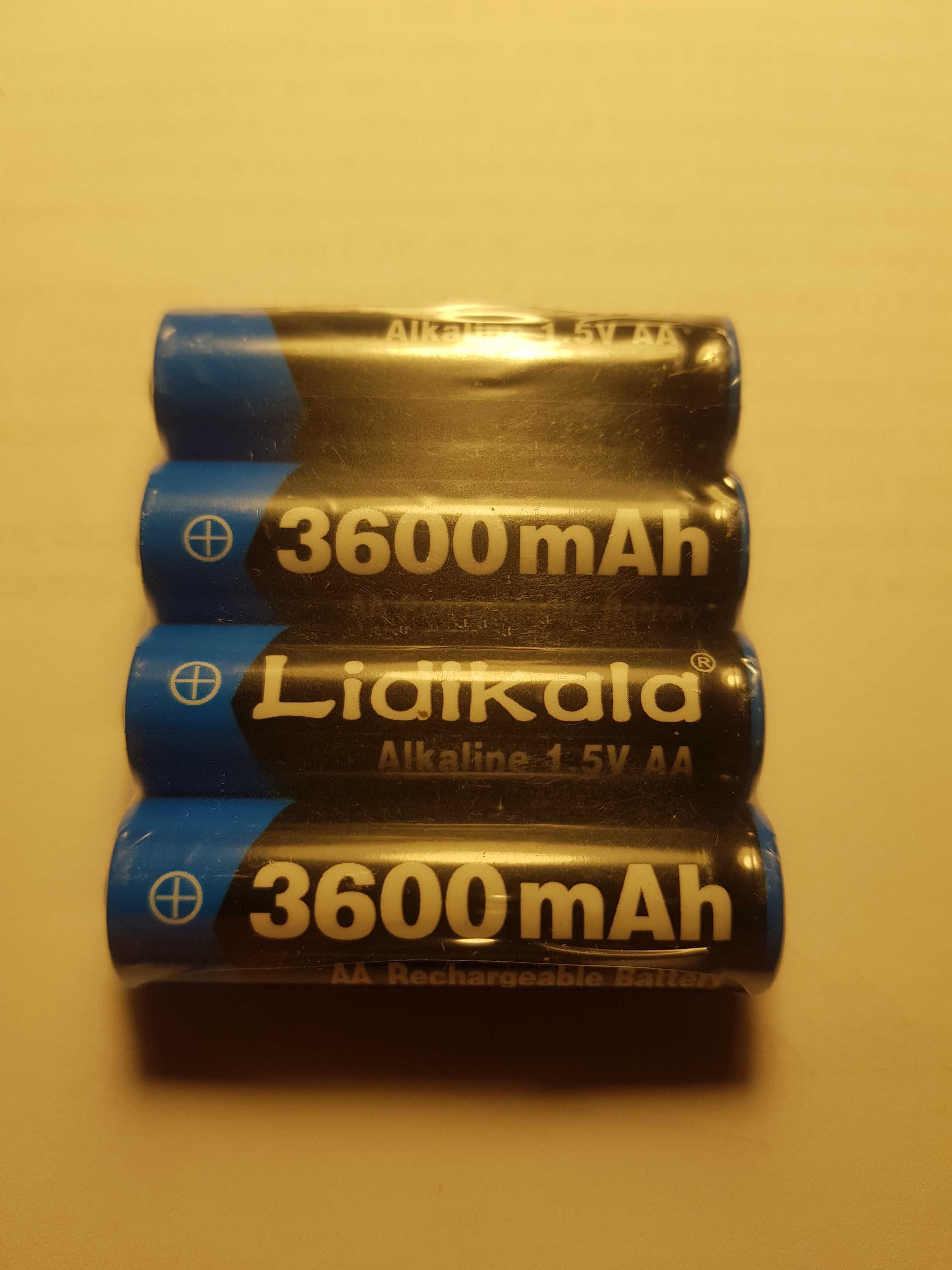 Щелочная аккумуляторная батарея 1.5 V 3600 mAh Тип(размер)-АА Lidikala