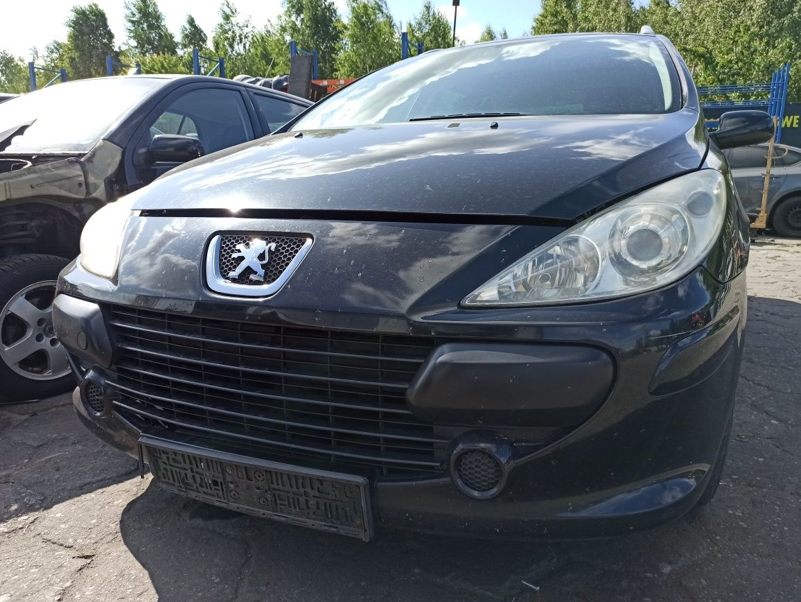 Peugeot 307sw lift 2007 exld zderzak maska błotniki pas przód lampy