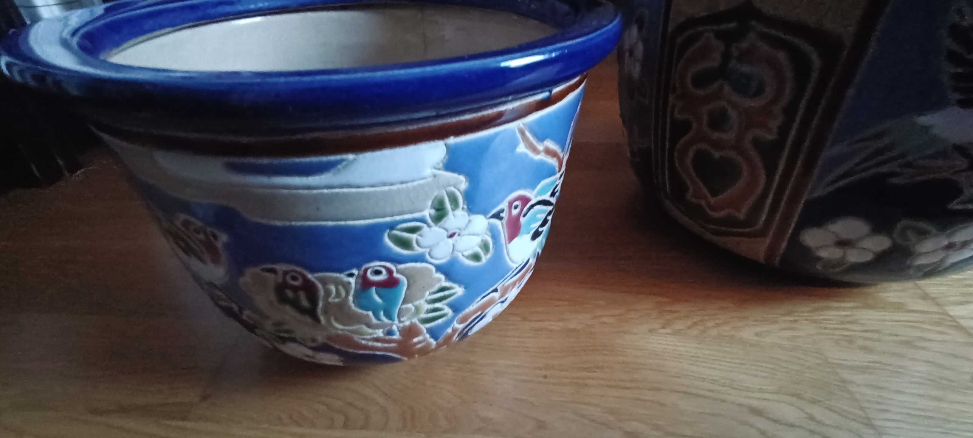 DWIE donice ceramiczne