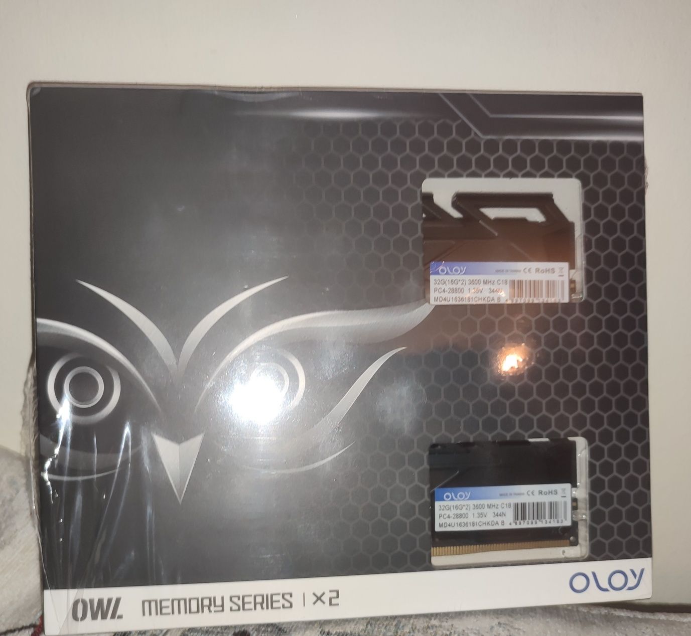 OLOy Owl Black RAM 2x16GB 3600MHz
