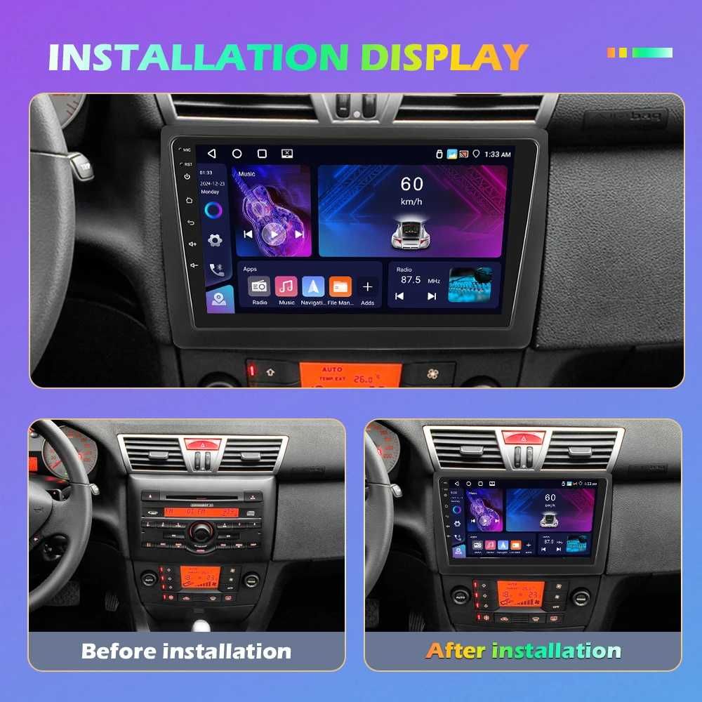 Radio Android 13 Fiat Stilo 2002/2010 gps wifi bluetooth