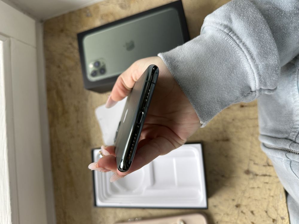 iphone 11 pro max 512gb midnight green zielony super stan zestaw