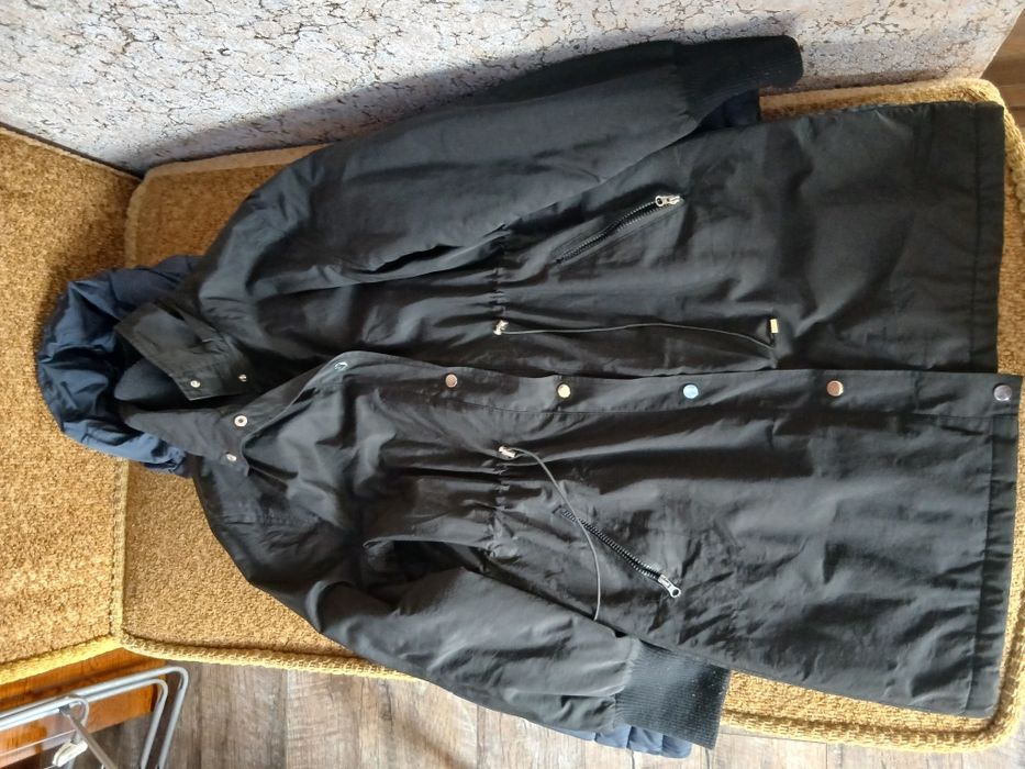 Довгі жіночі куртки тепла на осінь і зимова розмір L