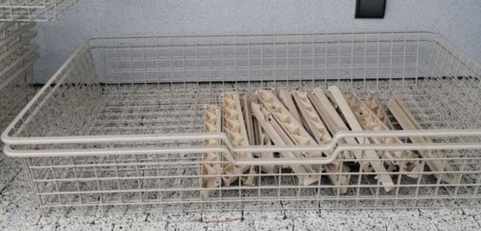 2 Duze kosze druciane w cenie 1 do szafy PAX IKEA obudowa 100 x 60