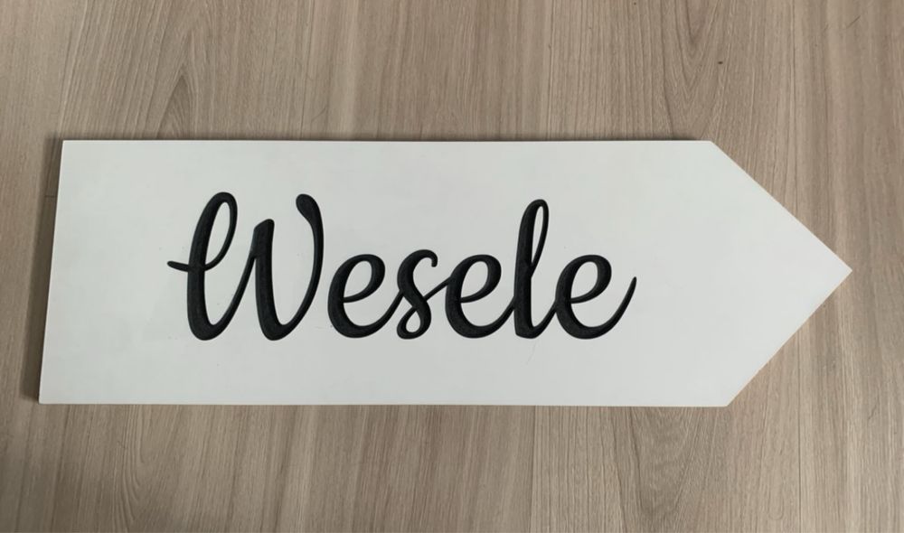 Znak drogowy wesele