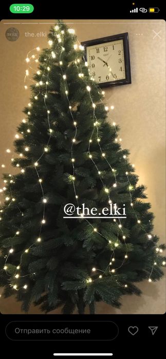Елка искусственная литая и пвх. Супер густа, топ якість, ялинка штучна