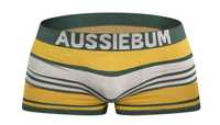 Oryginalne bokserki AussieBum szaro żółte r.L