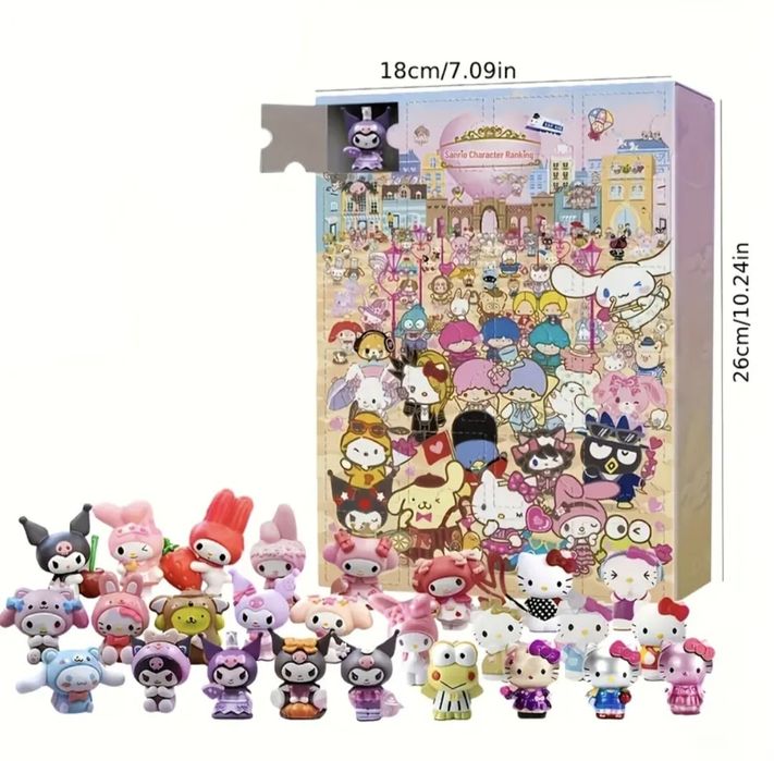 Адвент календар Стіч, браслет, прикраси, куромі