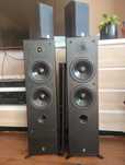 Głośniki Yamaha CZARNE NS-50F + NS-E55, kino domowe, stereo HiFi