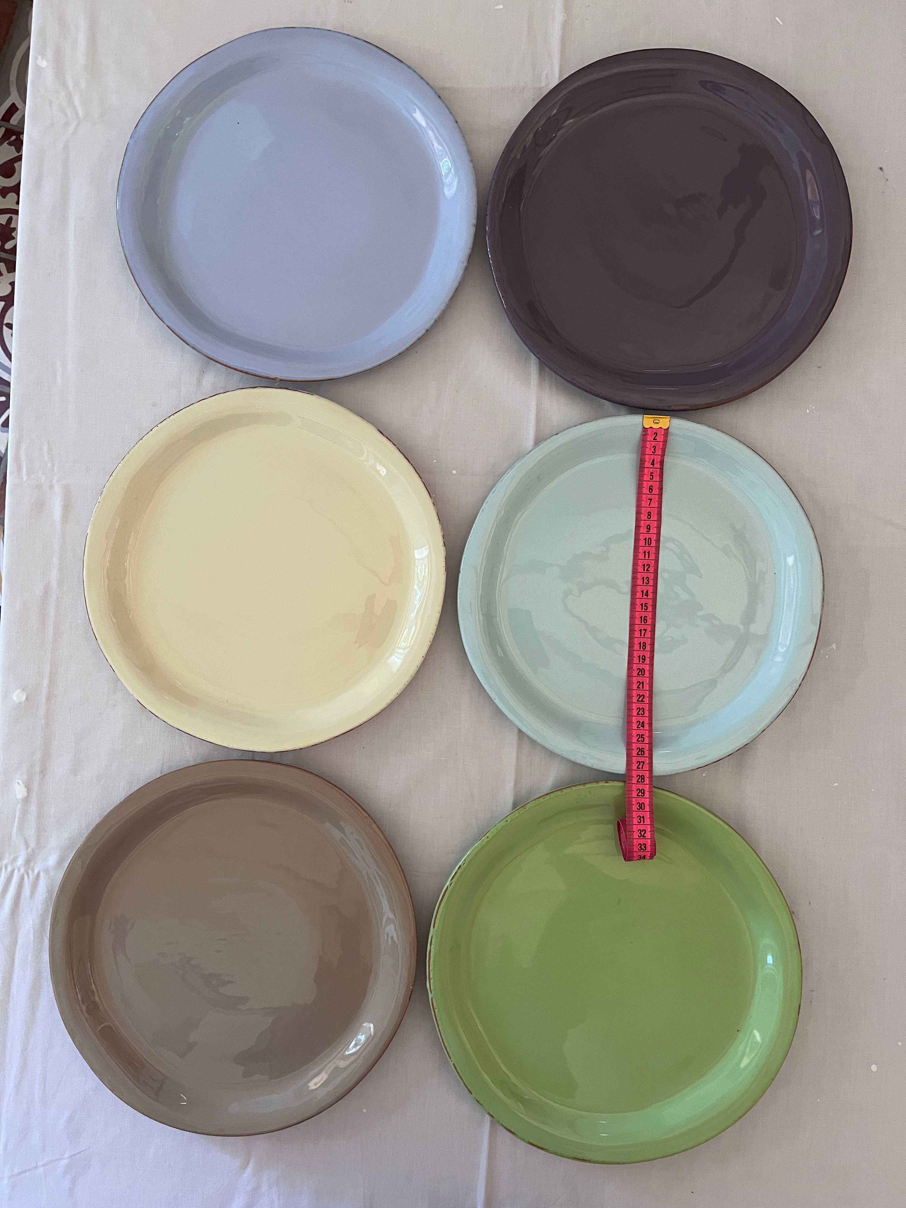 Casagent pratos grandes cerâmica danish design made in Italy